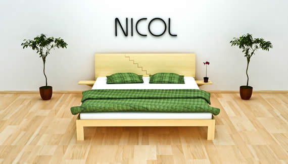 Dvoulůžková postel Nicol