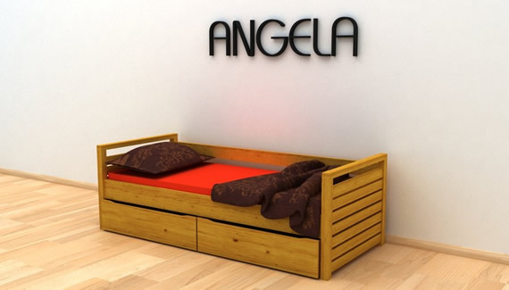 Jednolůžková postel Angela