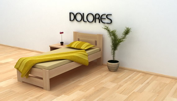 Jednolůžková postel Dolores